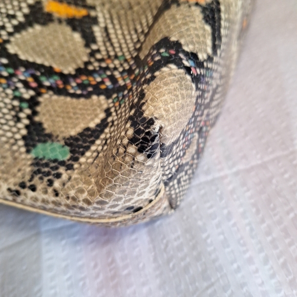 Madewell The Zip-Top TransportCrossbody: Snake Embossed bag - Picture 7 of 15